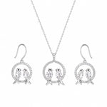 Load image into Gallery viewer, Eternal Lovebirds Pendant Set
