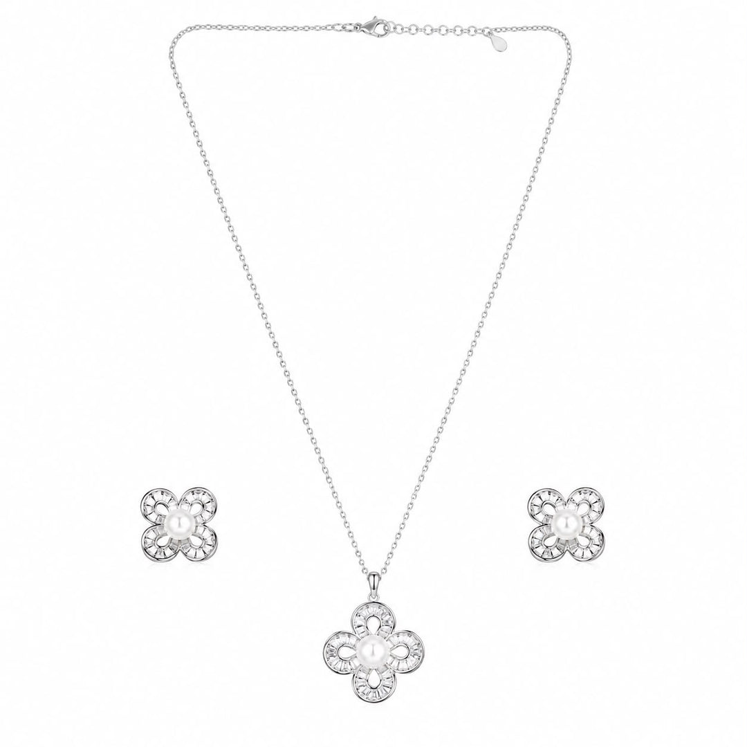Radiant Bloom Pearl Set