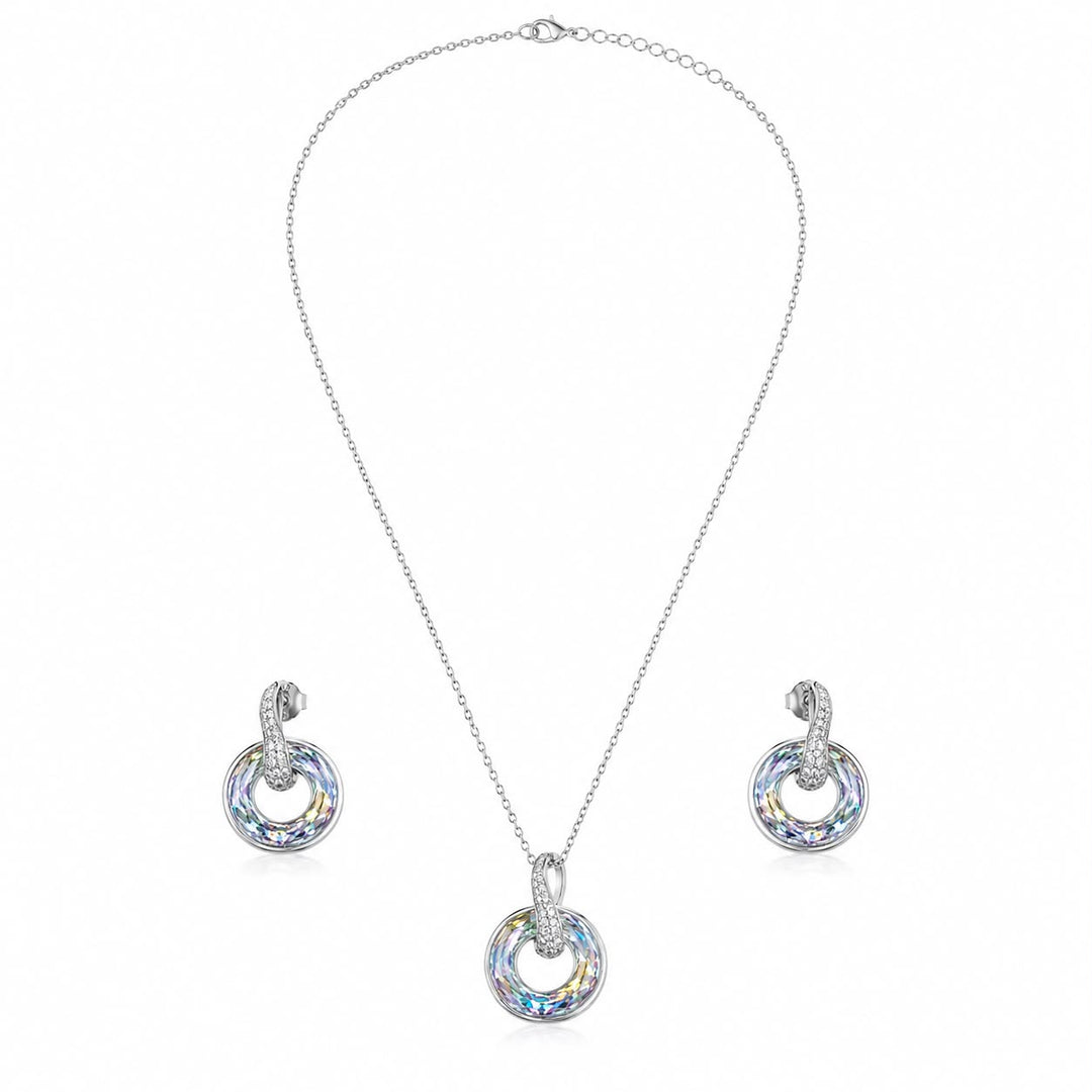 Aurora Halo Iridescent Jewelry Set