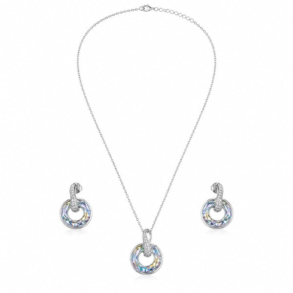 Aurora Halo Iridescent Jewelry Set