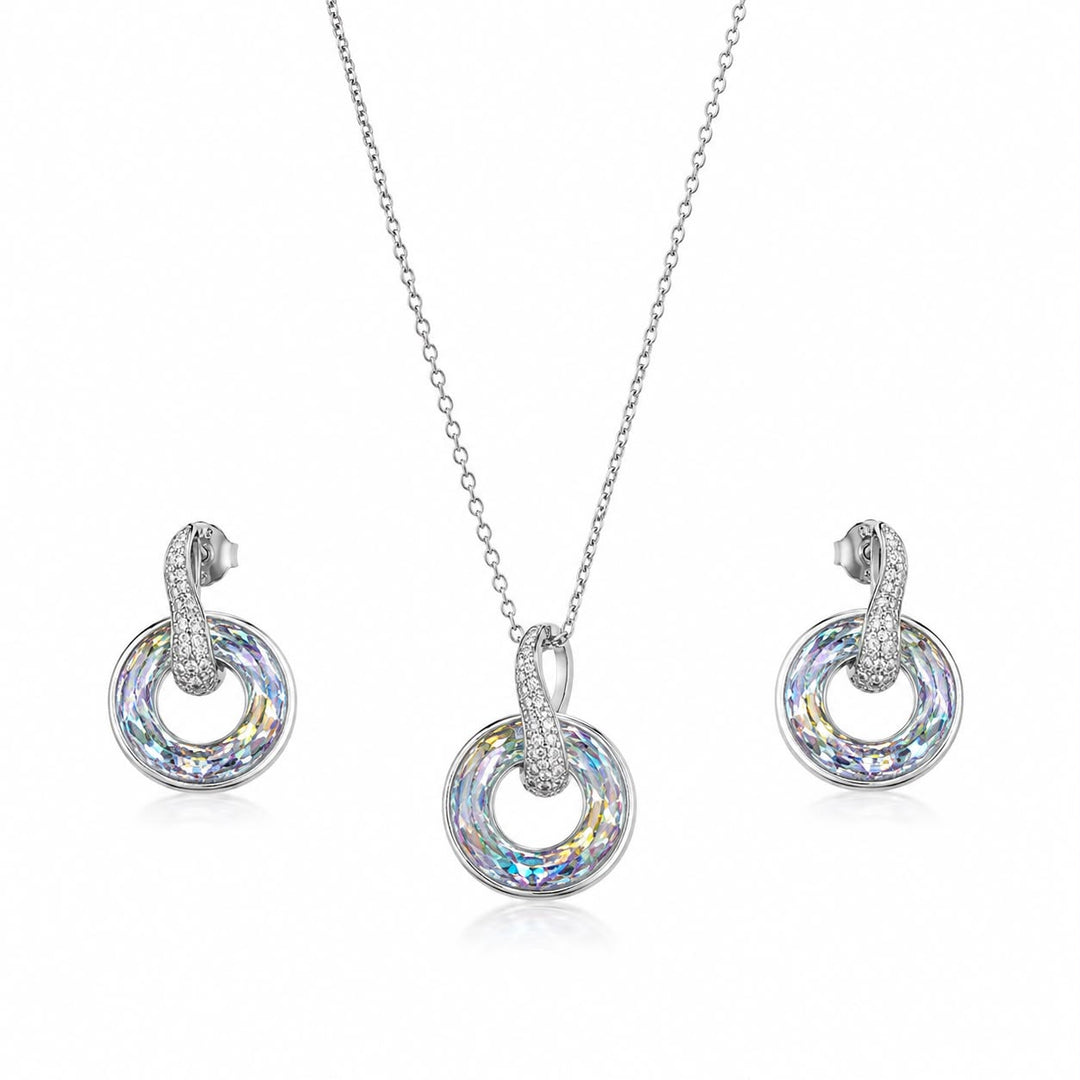 Aurora Halo Iridescent Jewelry Set