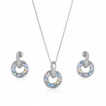 Load image into Gallery viewer, Aurora Halo Iridescent Jewelry Set
