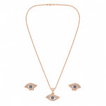 Load image into Gallery viewer, Mystic Protection Evil Eye Pendant &amp; Earring Set
