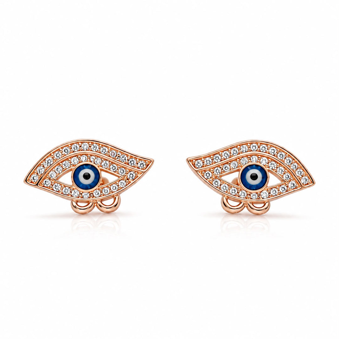 Mystic Protection Evil Eye Pendant & Earring Set