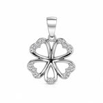Load image into Gallery viewer, Luminescent Clover Pendant &amp; Earring Set
