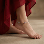 Load image into Gallery viewer, BLUE ORB ANKLET
