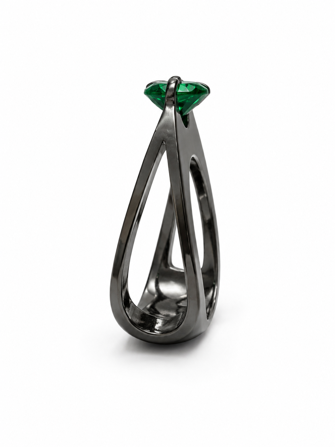 Emerald Noir Ring