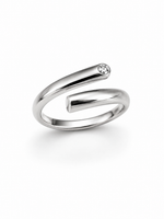 Load image into Gallery viewer, Lune Crossover Ring
