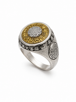 Load image into Gallery viewer, Royal Mandala signet Ring
