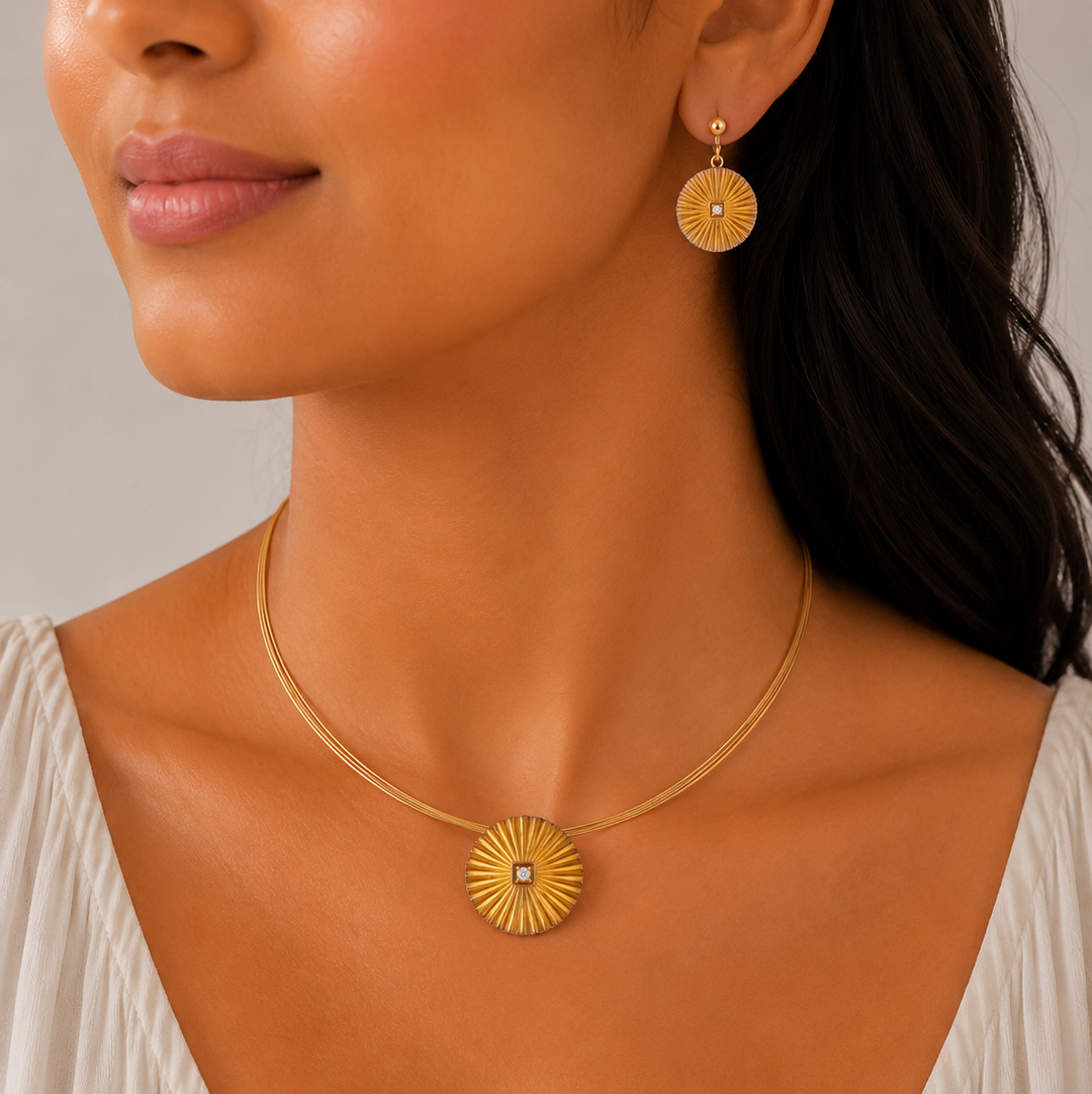 Auric Soleil Pendant Set