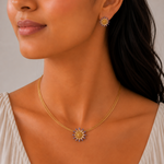 Load image into Gallery viewer, Solaris Bloom Pendant Set
