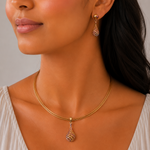Load image into Gallery viewer, Celestia Weave Pendant Set
