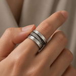 Load image into Gallery viewer, Unisex Eclipse Weave Ring

