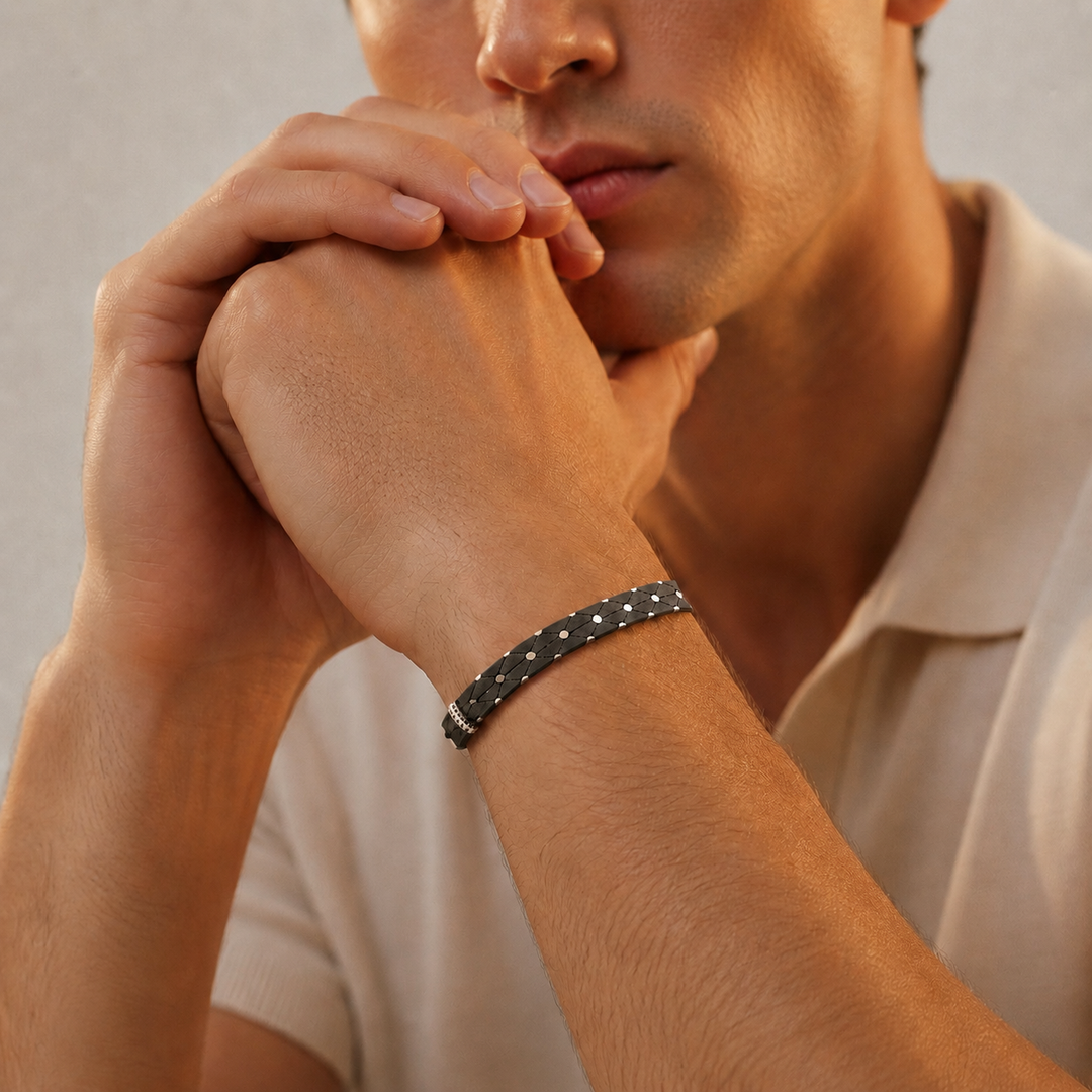 Midnight Grid Bracelet