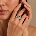 Load image into Gallery viewer, Verdant Viper Pavé Serpent Ring
