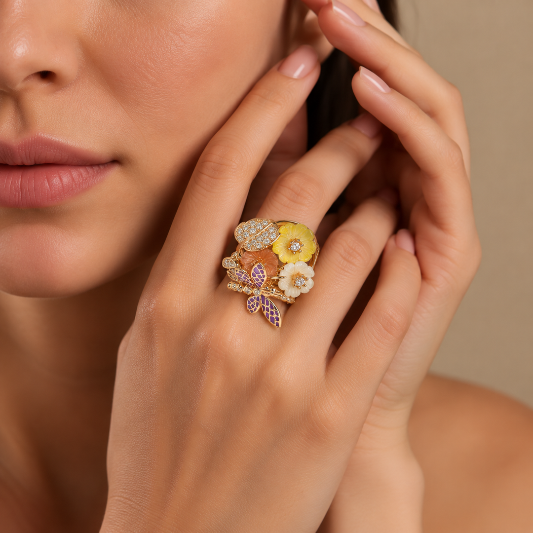 Enchanted Meadow Statement Ring
