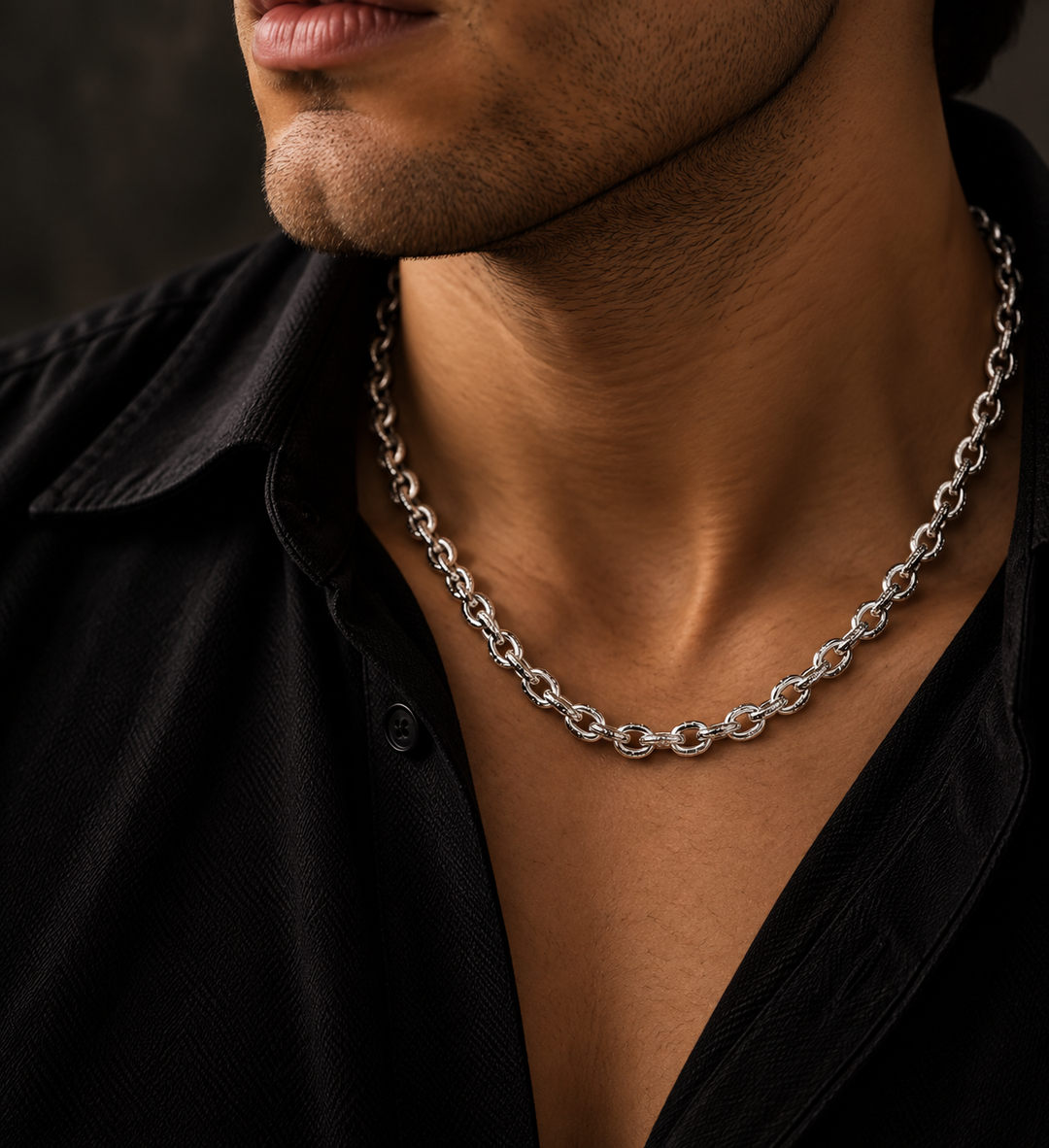 Vanguard Textured Link Chain
