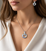 Load image into Gallery viewer, Aurora Halo Iridescent Jewelry Set
