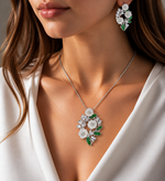 Load image into Gallery viewer, Enchanted Blossom &amp; Vine Pendant Set
