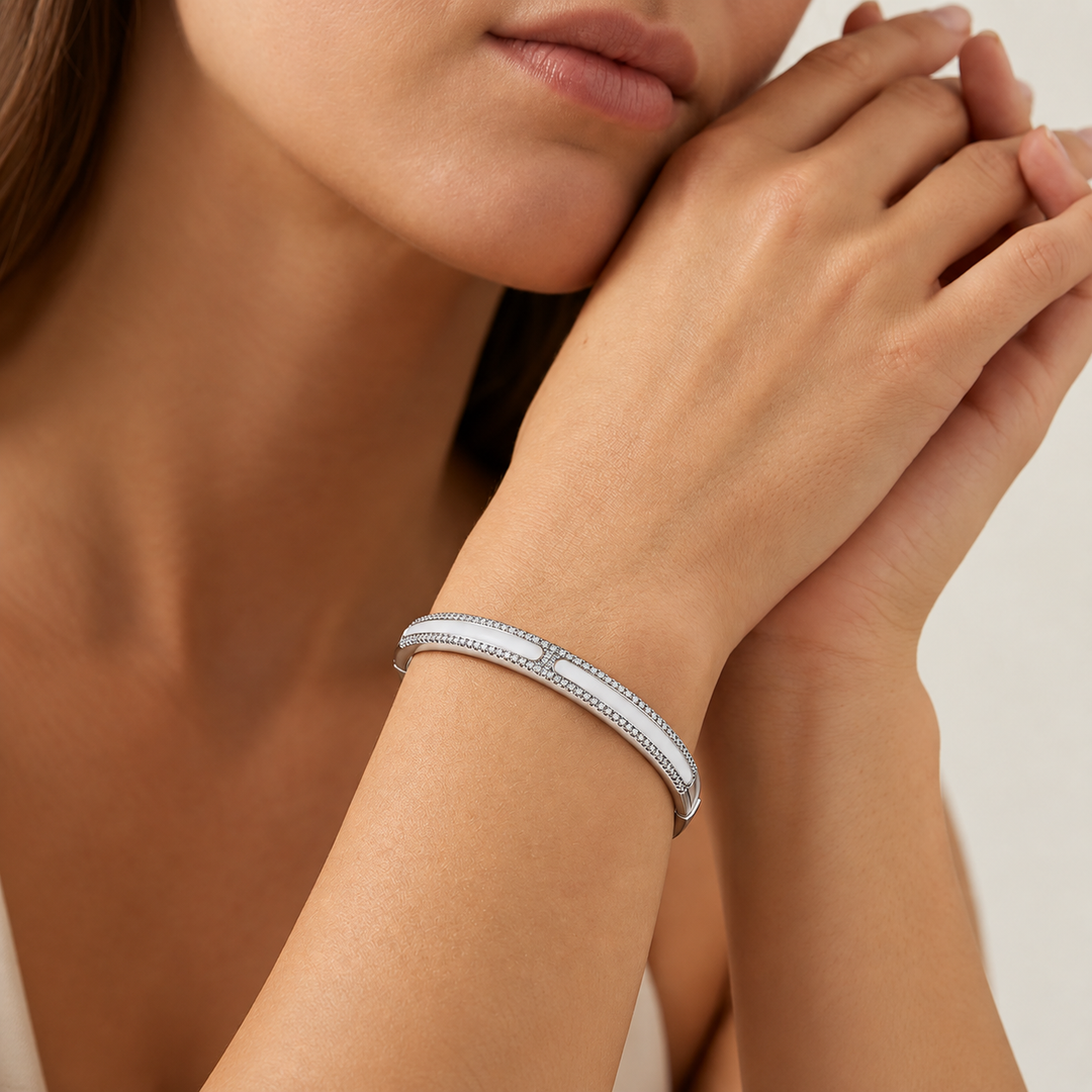 Aurora Inlay Cuff Bracelet