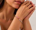 Load image into Gallery viewer, Enchanted Monarch Open-Cuff Silver Bracelet
