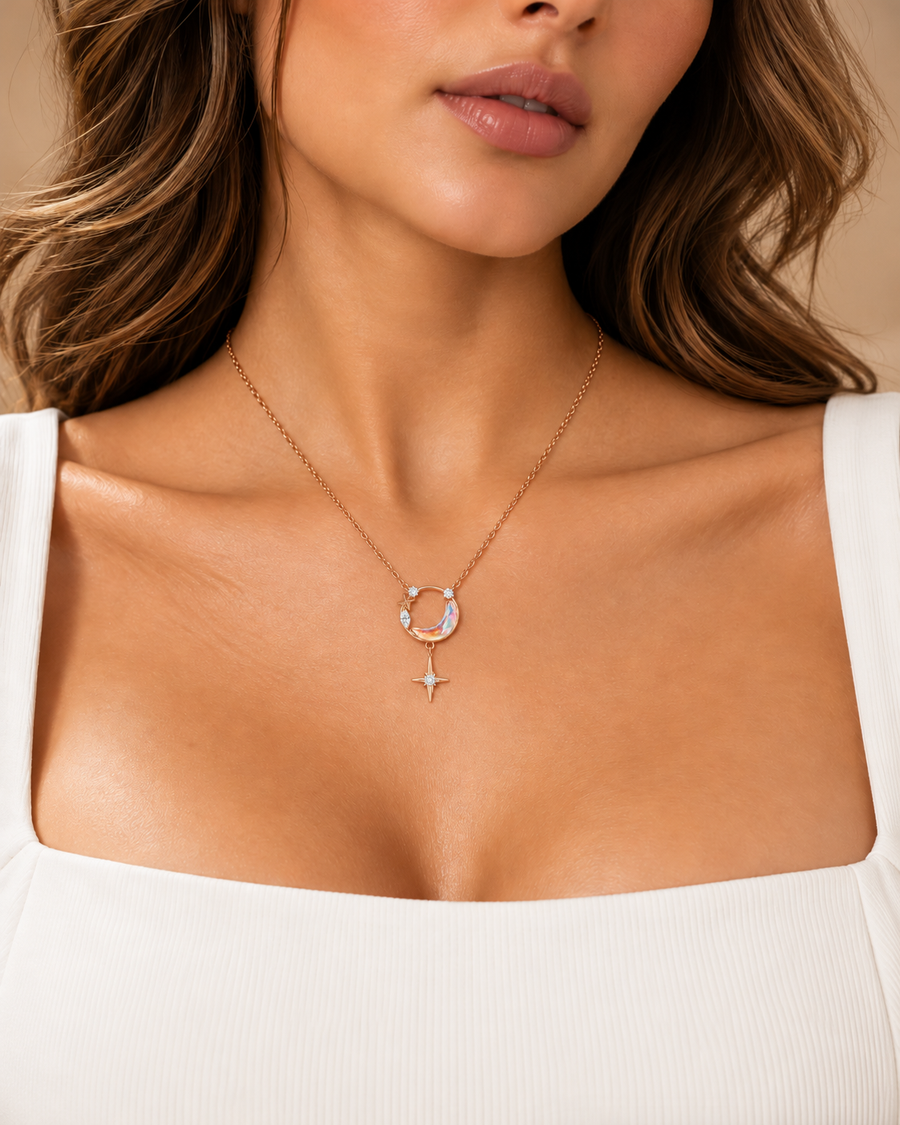 Celestia Orbit Pendant Necklace