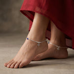 Load image into Gallery viewer, SILVER BEAT ANKLET
