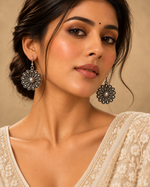 Load image into Gallery viewer, Petal Medallion Earrings
