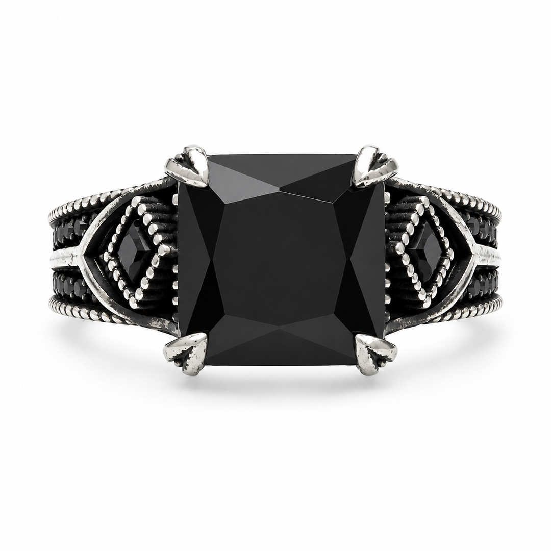Obsidian Regent Ring