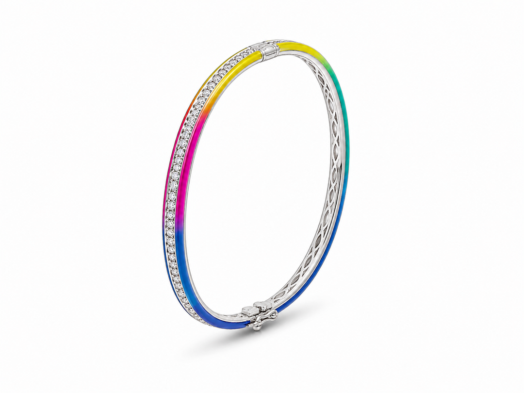 Aurora Spectrum Open Bangle