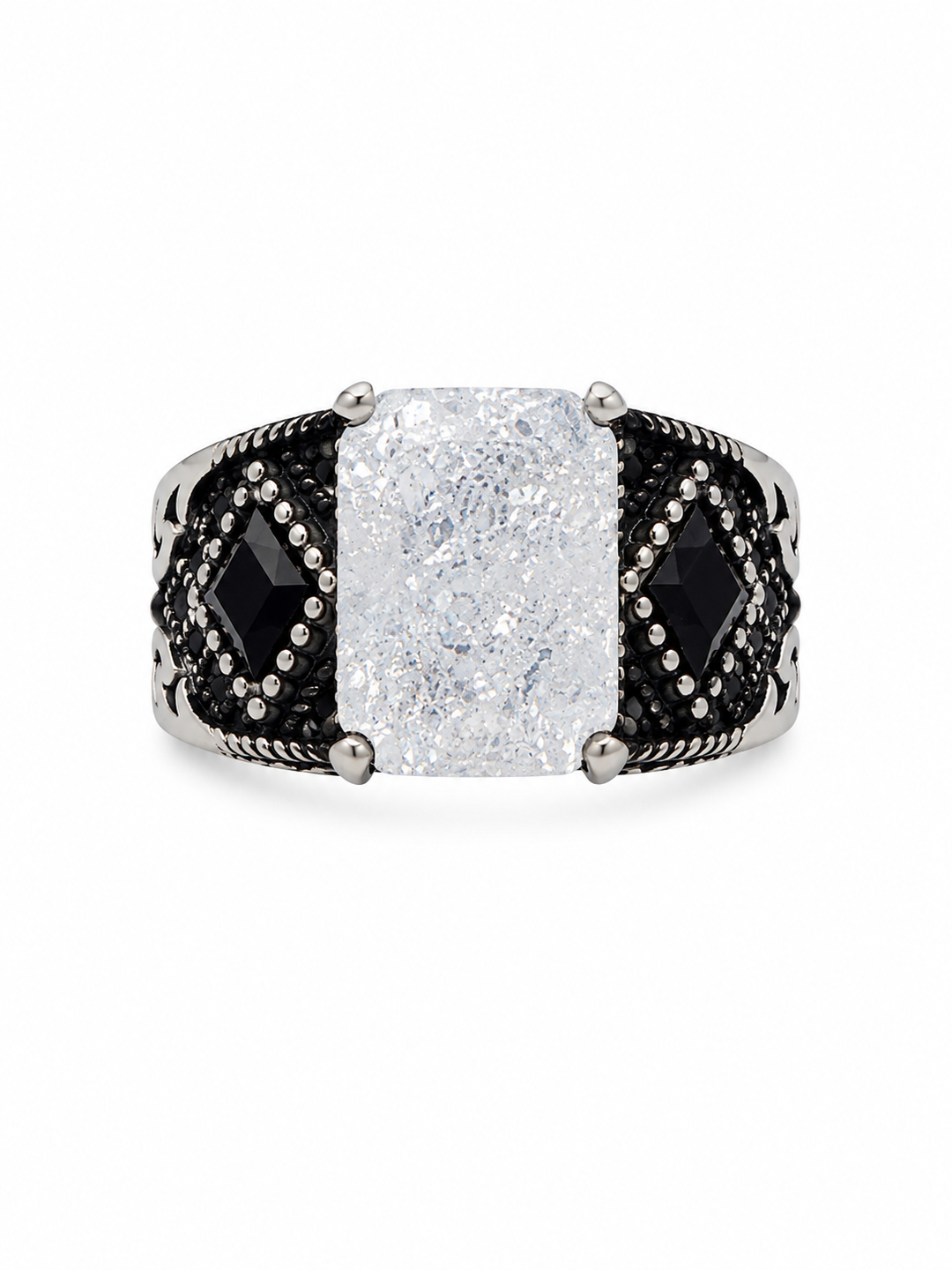 Ice Crown Signet Ring
