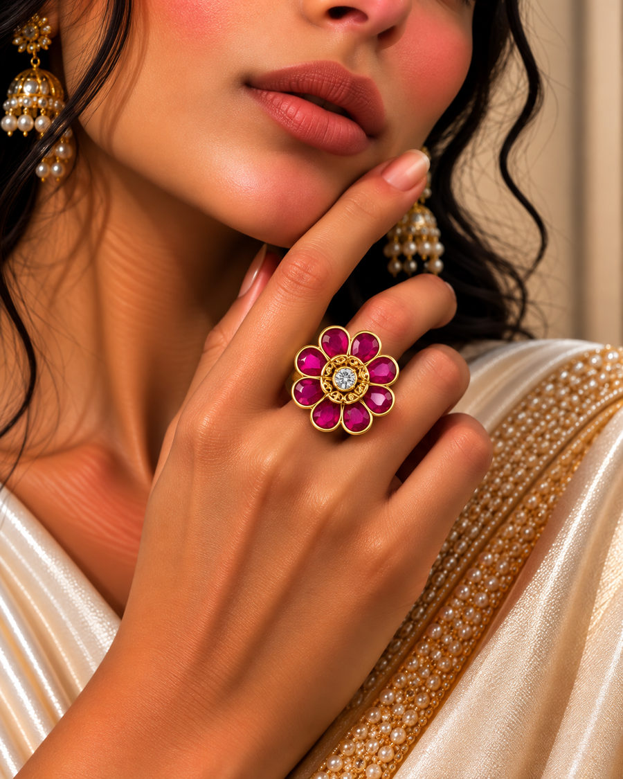 Roselle Bloom Ring