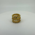 Load image into Gallery viewer, Adjustable Ladies Rose Gold Crystal Link Bracelet/Ring

