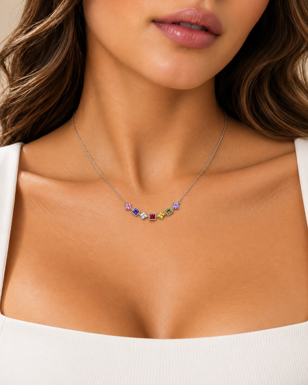 Prism Arc Pendant Chain