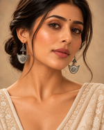 Load image into Gallery viewer, Aarohi Tribal Drop Earrings

