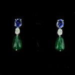 Load image into Gallery viewer, Azure Verde Drop Earrings
