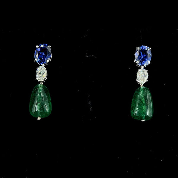 Azure Verde Drop Earrings