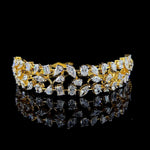 Load image into Gallery viewer, Aurelia Vine Diamond Gold &amp; Silver Bracelet
