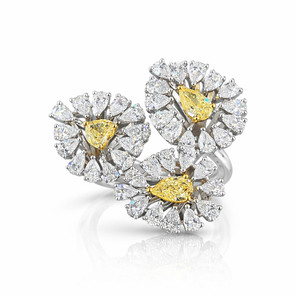 Soleil Bloom Diamond Cocktail Ring