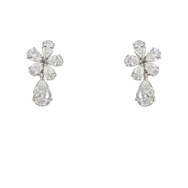 Petalia Bloom Diamond Stud Earrings