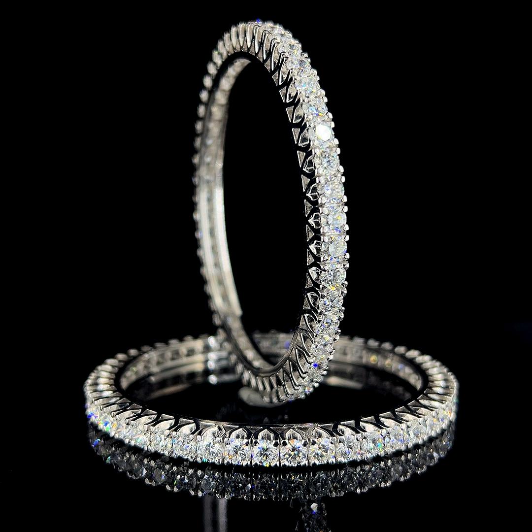 Celestia Luxe Diamond Eternity Bangles