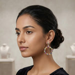 Load image into Gallery viewer, Pastel Bloom Halo Earrings
