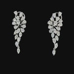 Load and play video in Gallery viewer, Celeste Pear Drop Diamond Earrings
