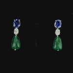 Load and play video in Gallery viewer, Azure Verde Drop Earrings
