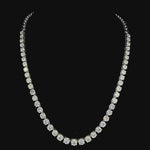 Load and play video in Gallery viewer, Aurielle Solitaire Line Diamond Necklace
